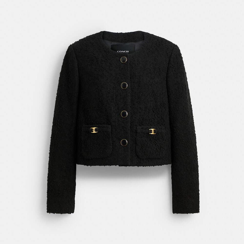 COACH Heritage C Boucle Jacket *NWT*